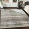 Tiwari Home 3.25' x 5' Distressed Olive Green and White Rectangular Area Throw Rug